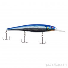 Berkley Cutter 110+ Hard Bait 4 3/8 Length, 4'-8' Swimming Depth, 3 Hooks, Black Silver, Per 1 555066875